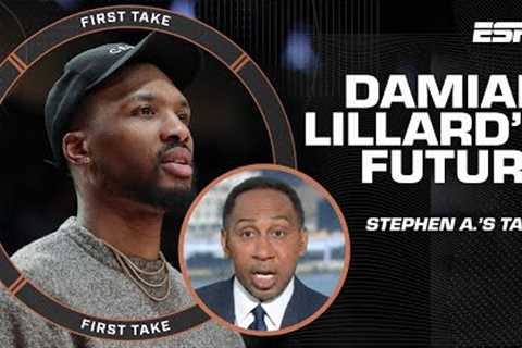 Stephen A. would trade James Harden for Damian Lillard ''in a heartbeat'' 😯 | First Take