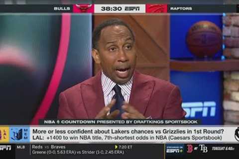 Stephen A. tells Jalen Rose that LeBron and Lakers will sweep Ja Morant & Grizzlies in 1st Rd