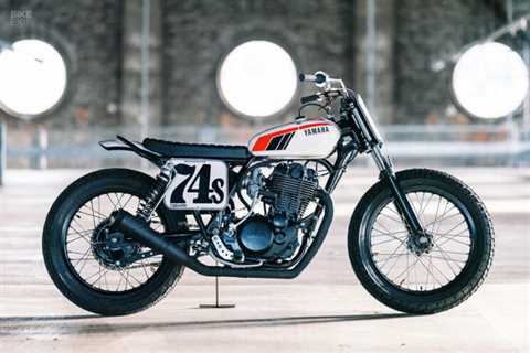 Love Language: A Yamaha SR500 flat tracker by Hombrese