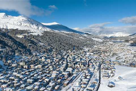 Davos is a Popular Skiing Destination