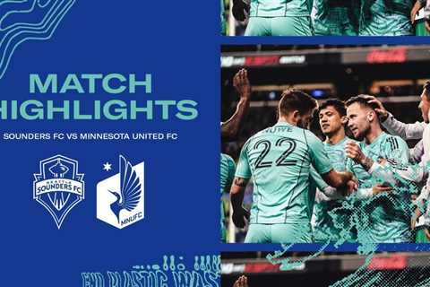 HIGHLIGHTS: Seattle Sounders FC vs. Minnesota United FC | April 23, 2023