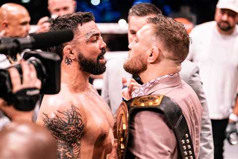 ‘I’d fight you’ – Conor McGregor teases brutal bare-knuckle boxing switch after facing off with..