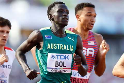 Australian 800m record-holder Peter Bol tests positive