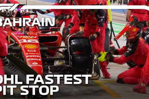 Watch: Ferrari deliver fastest pit stop in 2023 Bahrain GP, turning Charles Leclerc around in 2.22s