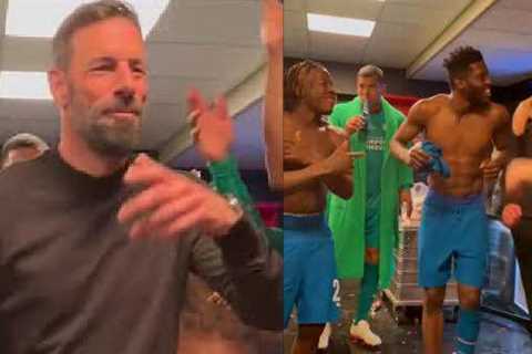 VIDEO: Man Utd legend Van Nistelrooy displays amazing dance moves after aiding PSV’s Dutch Cup..