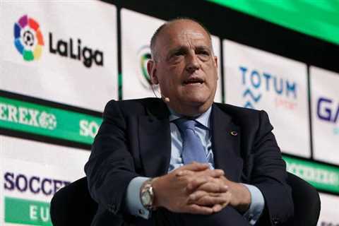 La Liga President Tebas Calls for Reduction in Big European League Representation in Champions..