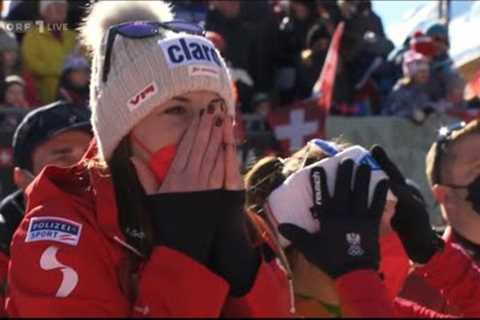 HORROR Crash of Cornelia Hütter | Ski Weltcup Crans Montana