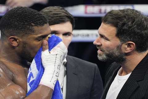 ‘What a f***ing joke’ – Eddie Hearn hits back at ‘disgusting’ claims about Anthony Joshua’s career