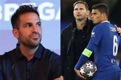 Cesc Fabregas Aims Brutal Dig at Frank Lampard As Chelsea Continues to Crumble