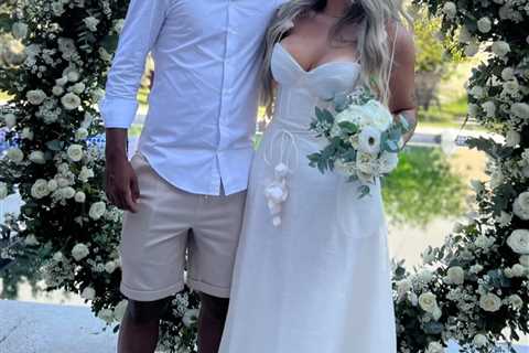 Chelsea wonderkid Andrey Santos marries sweetheart Yngryd Freire in his SHORTS in glamorous..