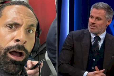 Jamie Carragher brands Rio Ferdinand a ‘clown’ and says ‘I’m happy to say so’