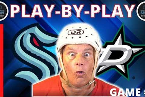 NHL PLAYOFFS GAME PLAY BY PLAY: KRAKEN VS STARS