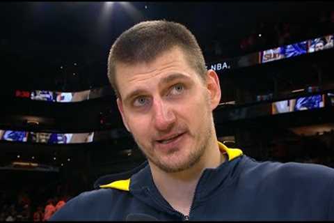 Nikola Jokić post game interview after eliminating the Phoenix Suns in Game 6