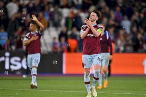 Arsenal transfer news: David Moyes admits £120m Declan Rice could leave West Ham this summer