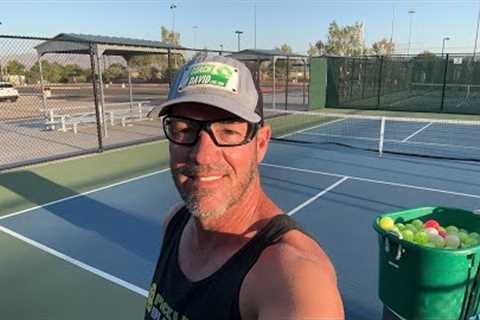 Morning Pickleball Drills w/ OKC Punishers Pro Coach David in the National Pickleball League