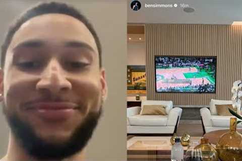 Ben Simmons IG story while 76ers get blown out by Celtics in Game 7 😂