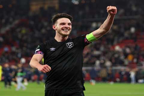 Arsenal ‘preparing opening proposal’ for Declan Rice.. but won’t kick start transfer talks yet for..