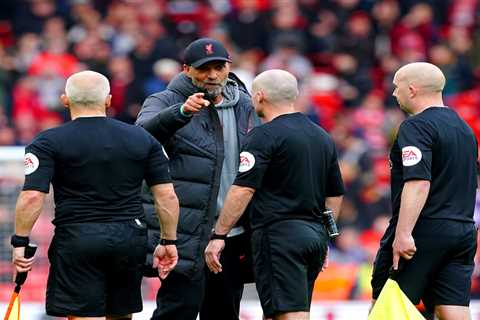 Liverpool boss Jurgen Klopp could REFUSE to pay £75,000 fine for accusing ref of bias unless FA say ..