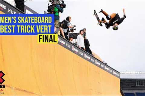 Skateboard Vert Best Trick: FULL COMPETITION | X Games Japan 2023