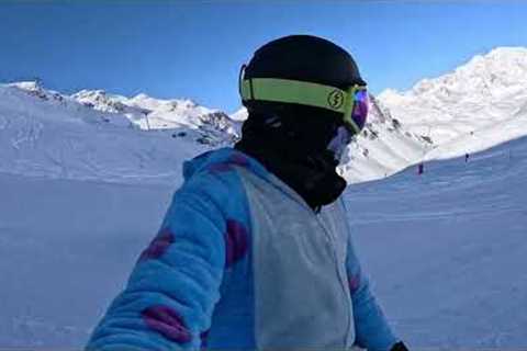 Tignes 2023 skiing 4k edition