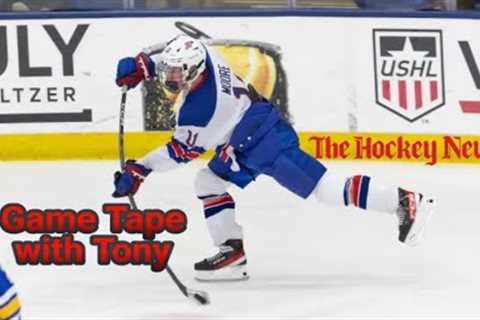 Game Tape with Tony: C Oliver Moore from the U.S. NTDP (2023 NHL Draft)