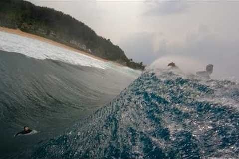 INSANE SURF SESSION ￼AFTER MASSIVE EDDIE SWELL! RAW POV