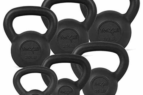 Yes4All Combo Cast Iron Kettlebell Weight Sets â Great for Full Body Workout and Strength..