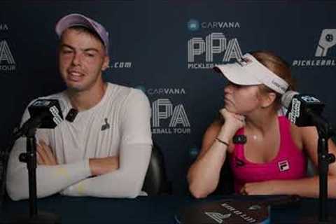 Mixed Doubles Champions Ben Johns & Anna Leigh Waters Post-Match Interview