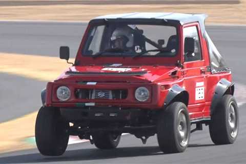 Watch Track-Spec Suzuki Jimny Set Tsukuba Ablaze In Time Attack Lap