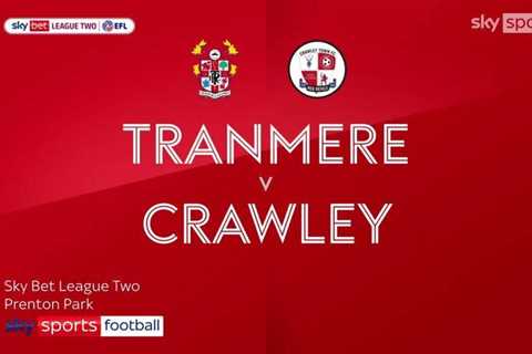 Turnbull fires Tranmere past Crawley