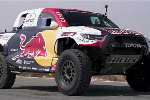 Watch Dakar-Winning Toyota Hilux Drag Race Stock GR Land Cruiser