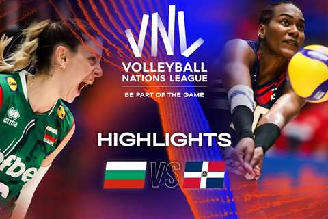 BUL vs.  DOM – Highlights Week 1 | Women’s VNL 2023