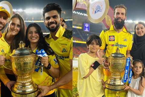 Here’s how wives, kids and girlfriends of CSK players celebrated the team’s victory