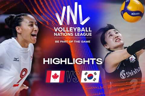 CAN vs.  KOR – Highlights Week 1 | Women’s VNL 2023