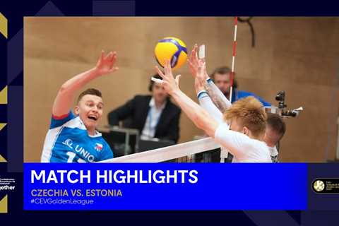 Highlights l CZECH REPUBLIC vs. ESTONIA l CEV European Golden League 2023 l Men