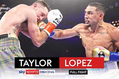 Josh Taylor vs Teofimo Lopez FULL FIGHT!