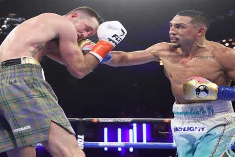 Teofimo Lopez stuns Josh Taylor on points to win world title and hand Scot first-ever defeat