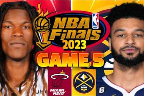 Game 5  Miami Heat vs Denver Nuggets  NBA FINALS Live PREVIEW  Scoreboard / Interga