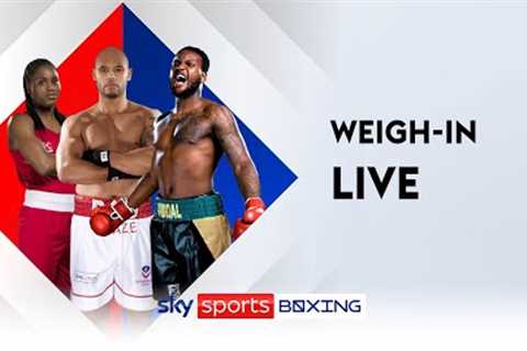 LIVE WEIGH-IN! ⚖️  Frazer Clarke vs Mariusz Wach with Caroline Dubois & Viddal Riley!