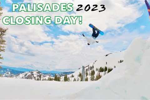 INSANE CLOSING DAY at PALISADES TAHOE/Squaw Valley 2023 Season!