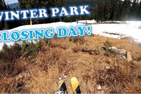 WINTER PARK/MARY JANE Closing Day 2023 is a BANGER!! (Grass Skiing?!)