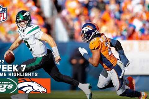 New York Jets vs. Denver Broncos | 2022 Week 7 Game Highlights