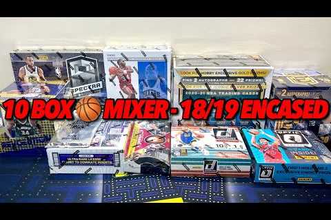 10 Box Basketball Mixer - 18/19 Encased, 20/21 Prizm FOTL, & 21/22 Spectra