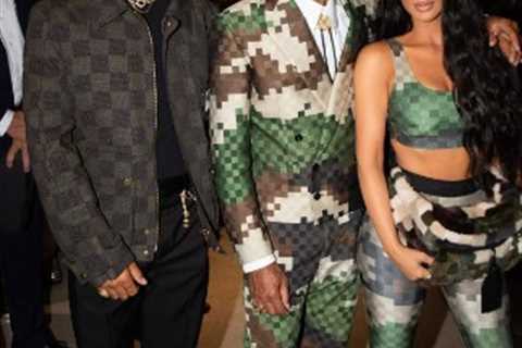 Lewis Hamilton parties with Kim Kardashian and Pharrell at star-studded Louis Vuitton show