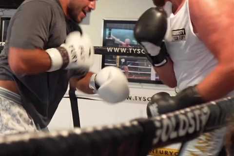 Watch Tommy Fury in sparring with ‘GOAT’ brother Tyson as Love Island star closes in on KSI fight