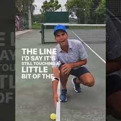 Why line calls are so tricky 👀, by Tennis Sucks Pod #pickleballhighlights #pickleball