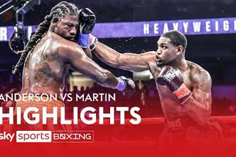 HIGHLIGHTS! Jared Anderson vs Charles Martin  Heavyweight CLASH! 🍿👀