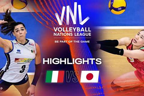 ITA vs.  JPN – Highlights Week 3 | Women’s VNL 2023