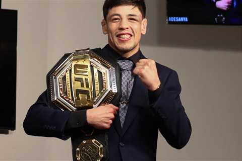 UFC champ Brandon Moreno sees himself boxing in the future