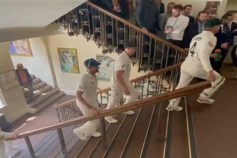 New footage shows moment Australian cricketers are HISSED at and branded ‘cheats’ by MCC members..